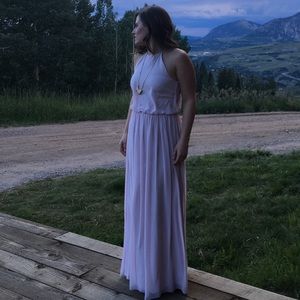 Alana Bridesmaid dress from BHLDN has visible wear